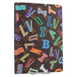 LOUIS VUITTON Monogram LVxNBA Kaye Clemence Note Cover GI0563 LV Auth 141174M